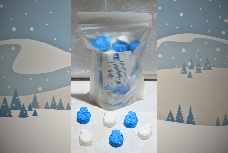 Winter Wonderland Christmas Bath Bomb Bag